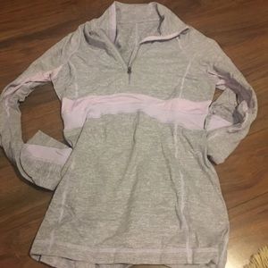 Lululemon three quarter zip pullover